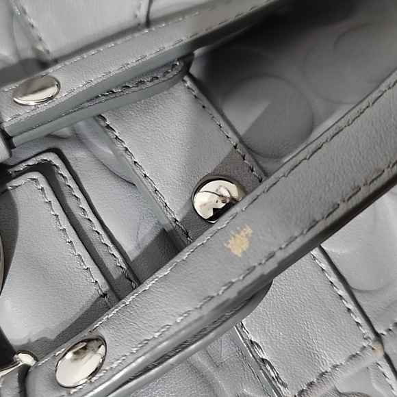 Coach Gray Handbag/Satchel - Picture 12 of 12